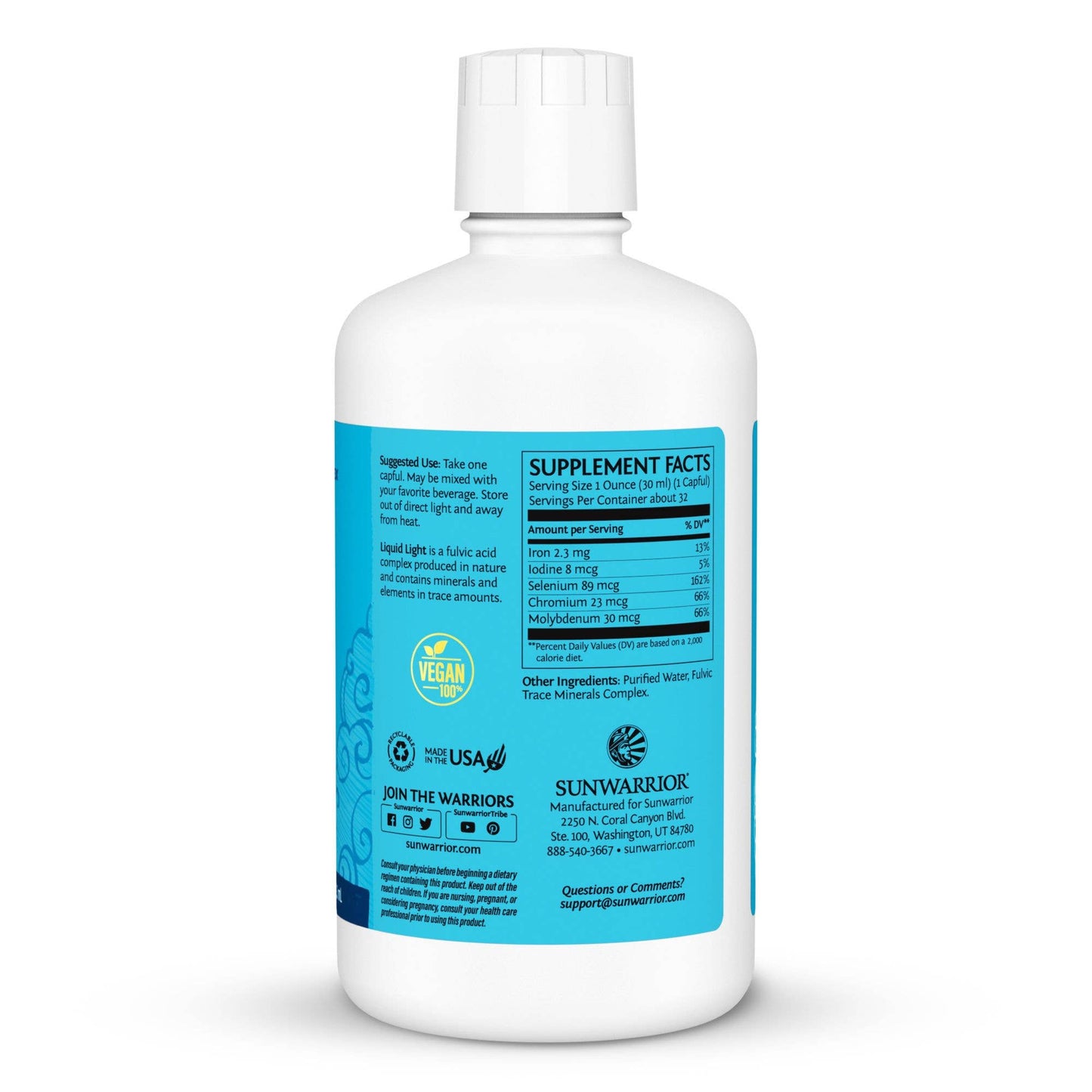 Sunwarrior - Liquid Light - Fulvic Minerals w/ Antioxidants