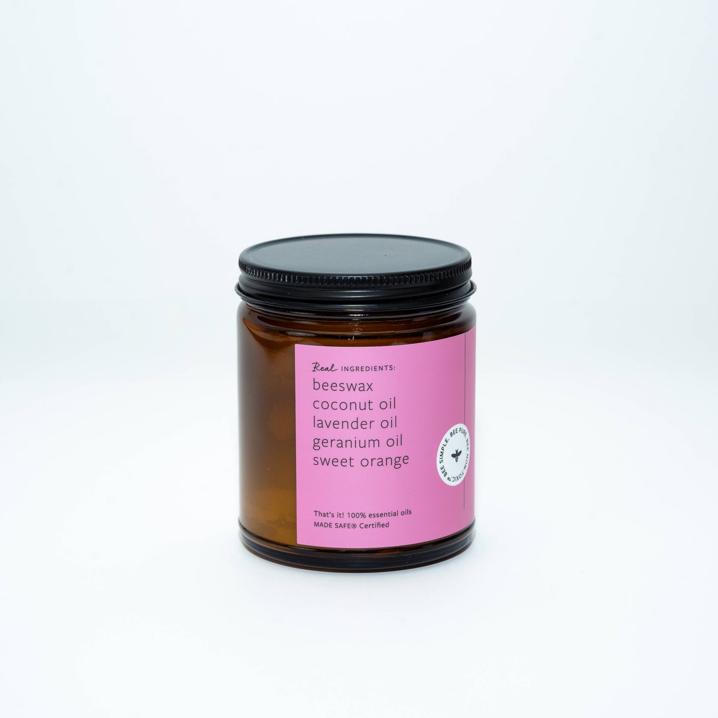 Fontana Candle Co. – Wildflower Citrus Essential Oil Natural Beeswax Jar Candle