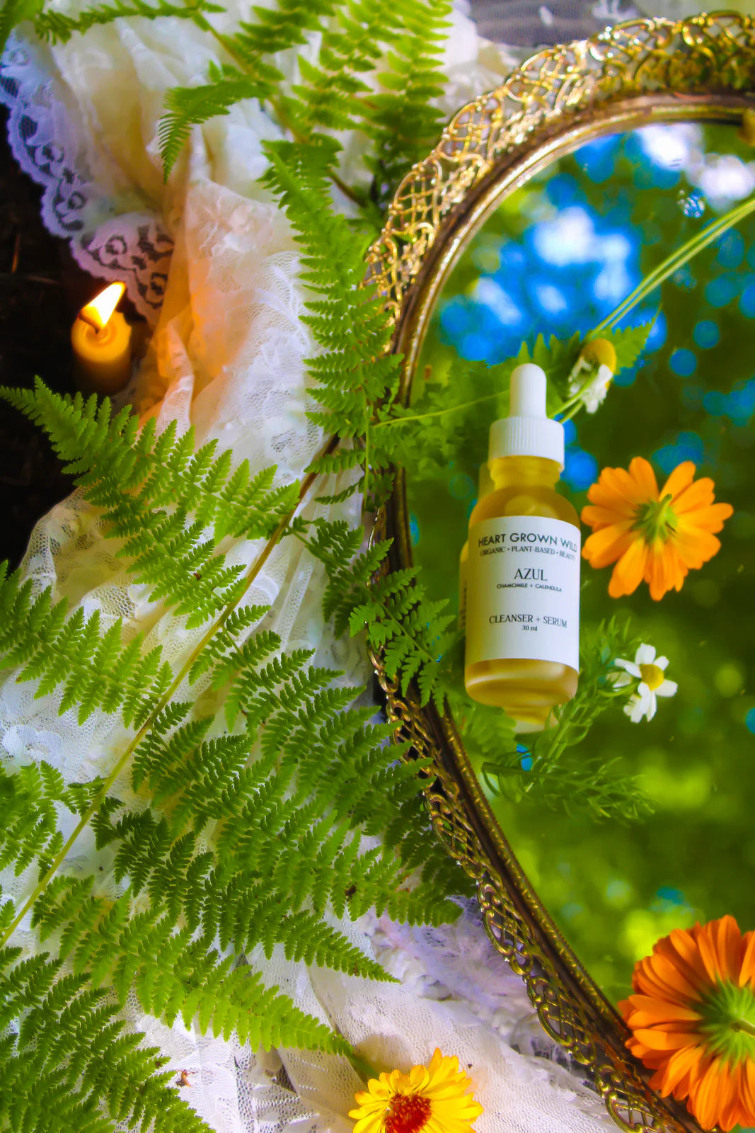 Heart Grown Wild – Azul Facial Oil & Cleanser (1 oz)