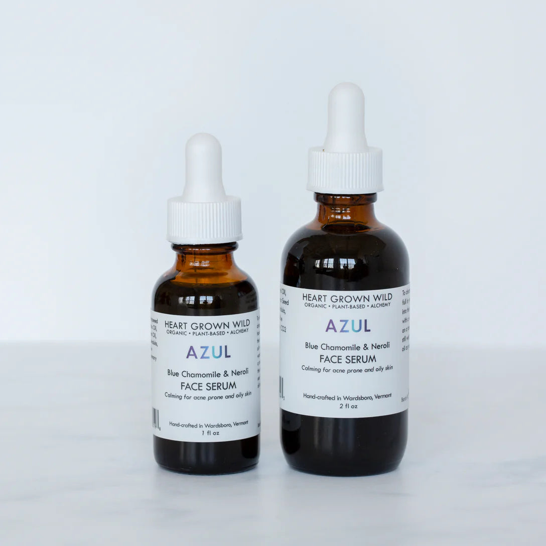 Heart Grown Wild – Azul Facial Oil & Cleanser (1 oz)