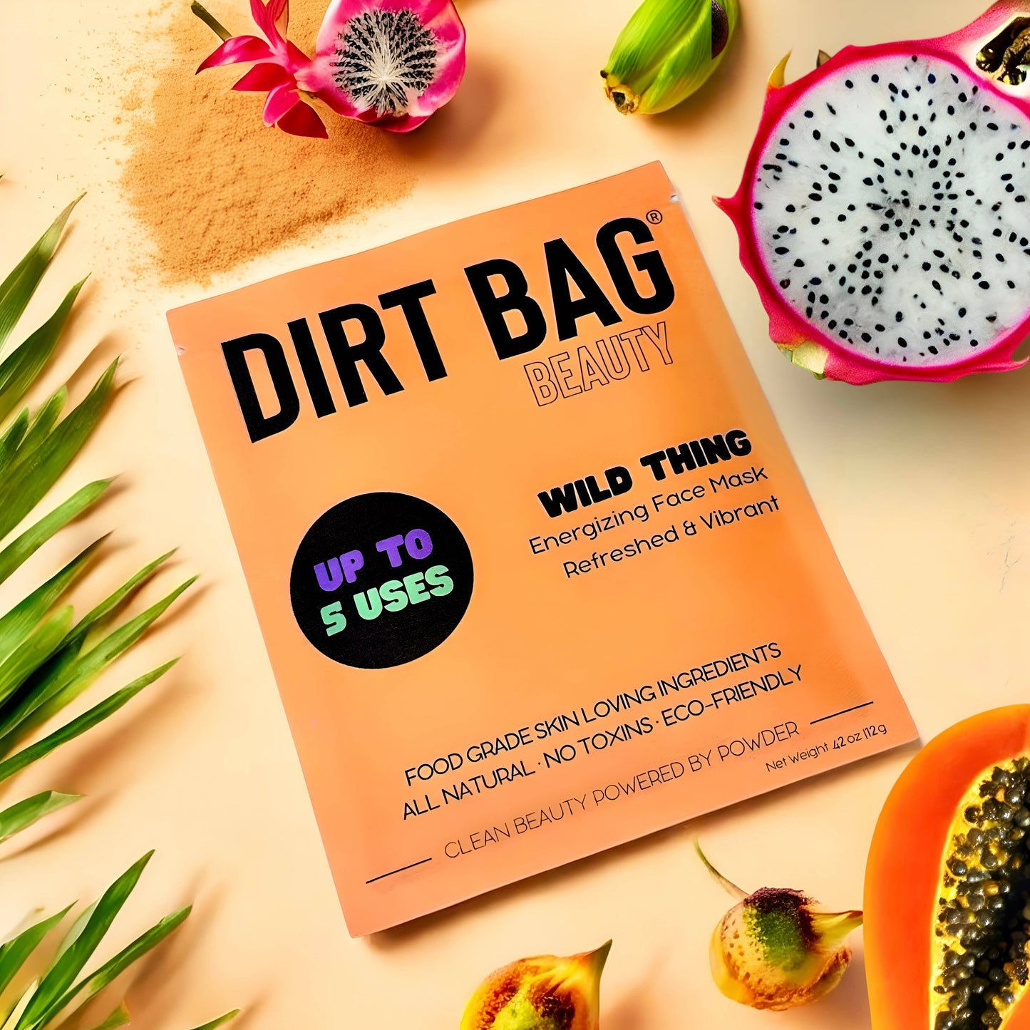 Dirt Bag Beauty - All-Natural Powder Face Mask -Refreshed & Vibrant