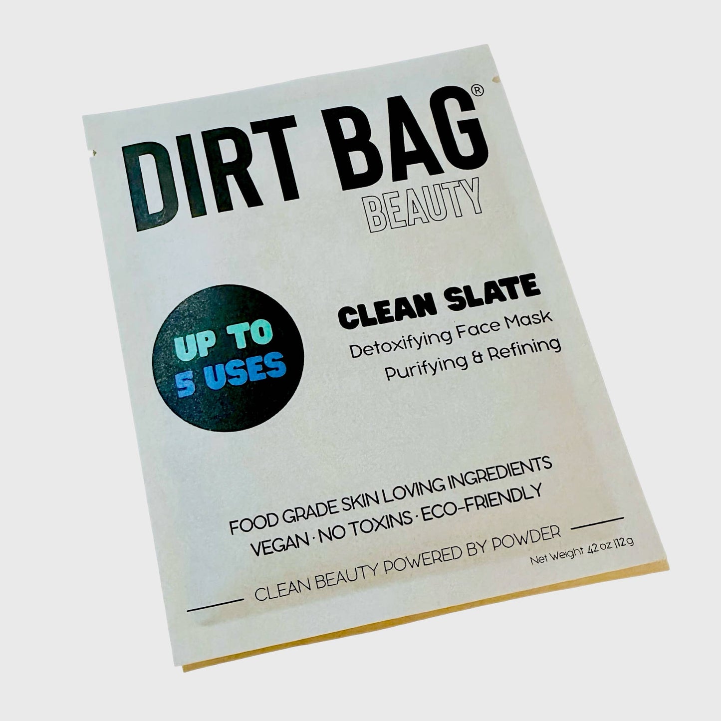 Dirt Bag Beauty - Vegan Powder Face Mask Purifying & Refining -Fragrance Free