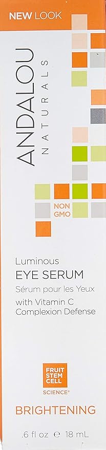 ANDALOU NATURALS: Luminous Eye Serum Brightening, 0.6 Oz