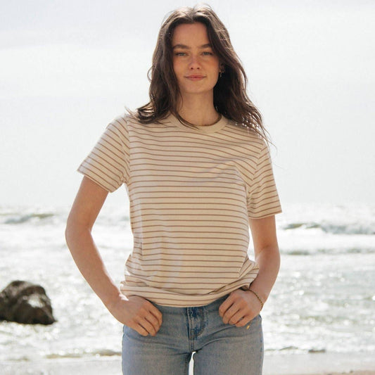 Rapanui Clothing – Women’s Organic Striped T-Shirt