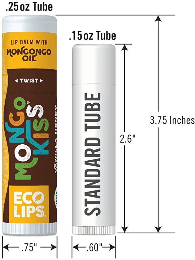 ECO LIPS: Mongo Kiss Peppermint Lip Balm, 0.25 oz