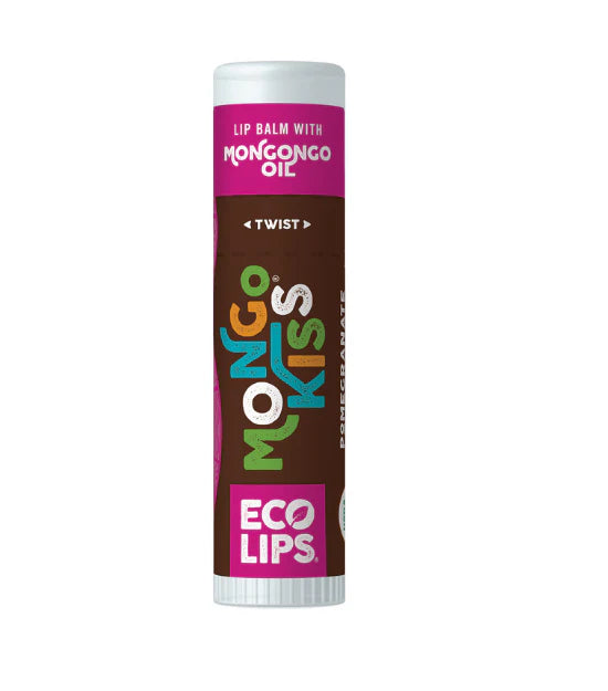 ECO LIPS: Mongo Kiss Pomegranate Organic Lip Balm, 0.25 oz