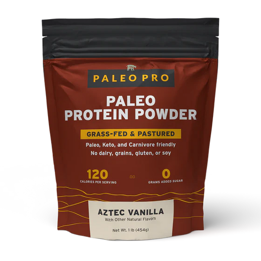 PALEOPRO: Protein Powder Aztec Vanilla, 1lb bag