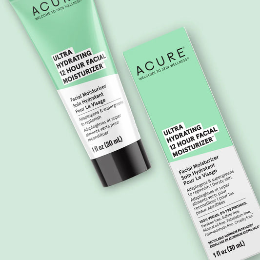 ACURE: Ultra Hydrating 12 Hour Facial Moisturizer, 1 fo