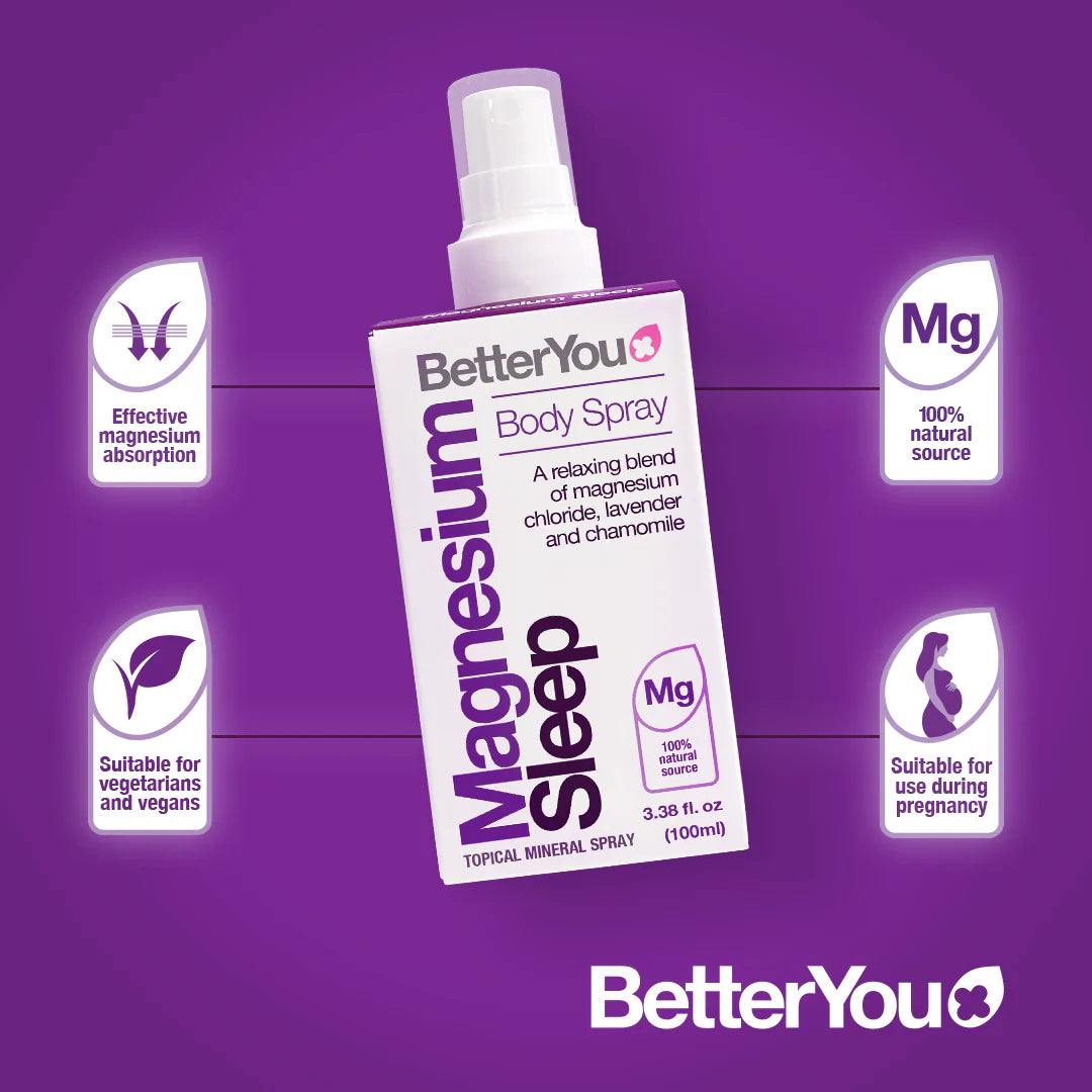 BETTERYOU: Magnesium Sleep Body Spray, 3.38 fo