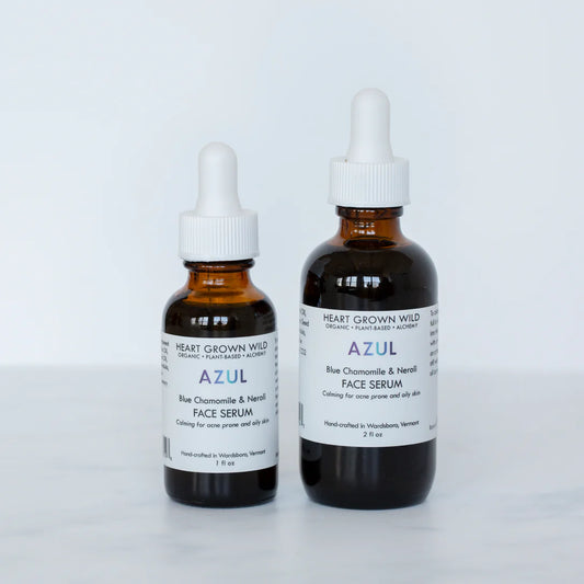 Heart Grown Wild – Azul Facial Oil & Cleanser (1 oz)