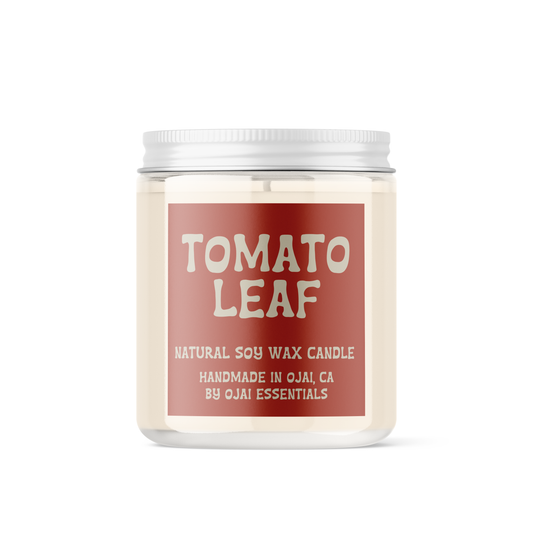 Ojai General Store - Tomato Leaf Candle | Natural Soy Wax | Glass Jar